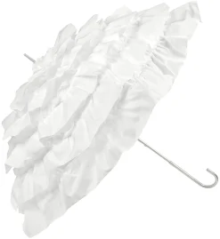 Guy De Jean Ombrelle Volant Blanc