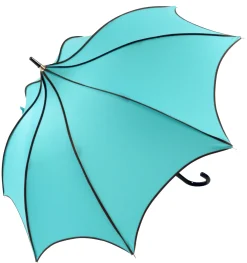 Guy De Jean "Vogue" Turquoise Biais Marron